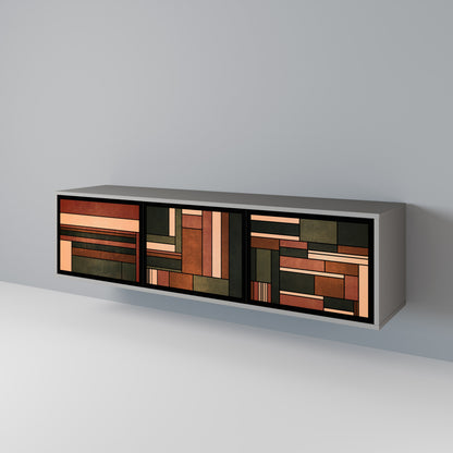 FIGURES OF NATURE Mueble de TV de 3 Puertas