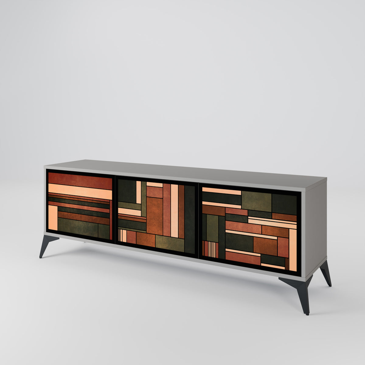FIGURES OF NATURE Mueble de TV de 3 Puertas