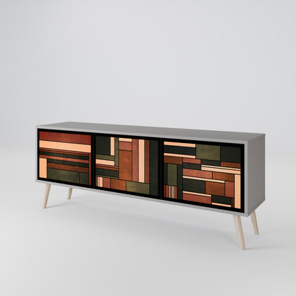 FIGURES OF NATURE Mueble de TV de 3 Puertas