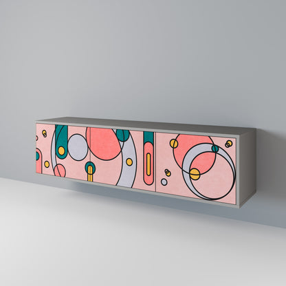 GOSSAMER ECHOES Mueble de TV de 3 Puertas