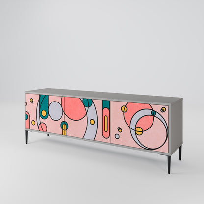 GOSSAMER ECHOES Mueble de TV de 3 Puertas