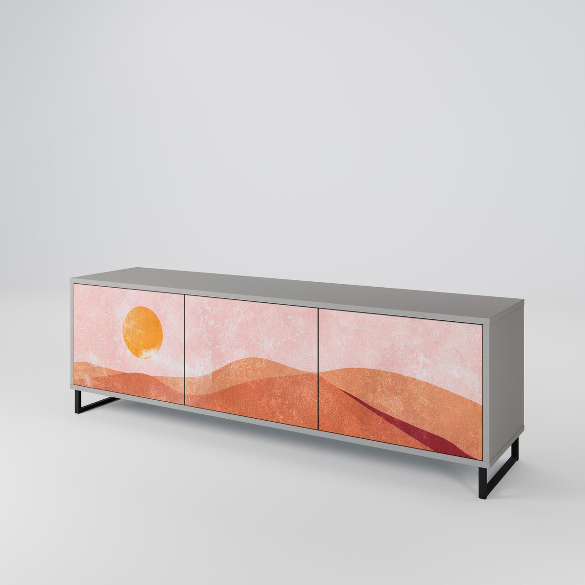LUMINOUS SUNLIGHT Mueble de TV de 3 Puertas