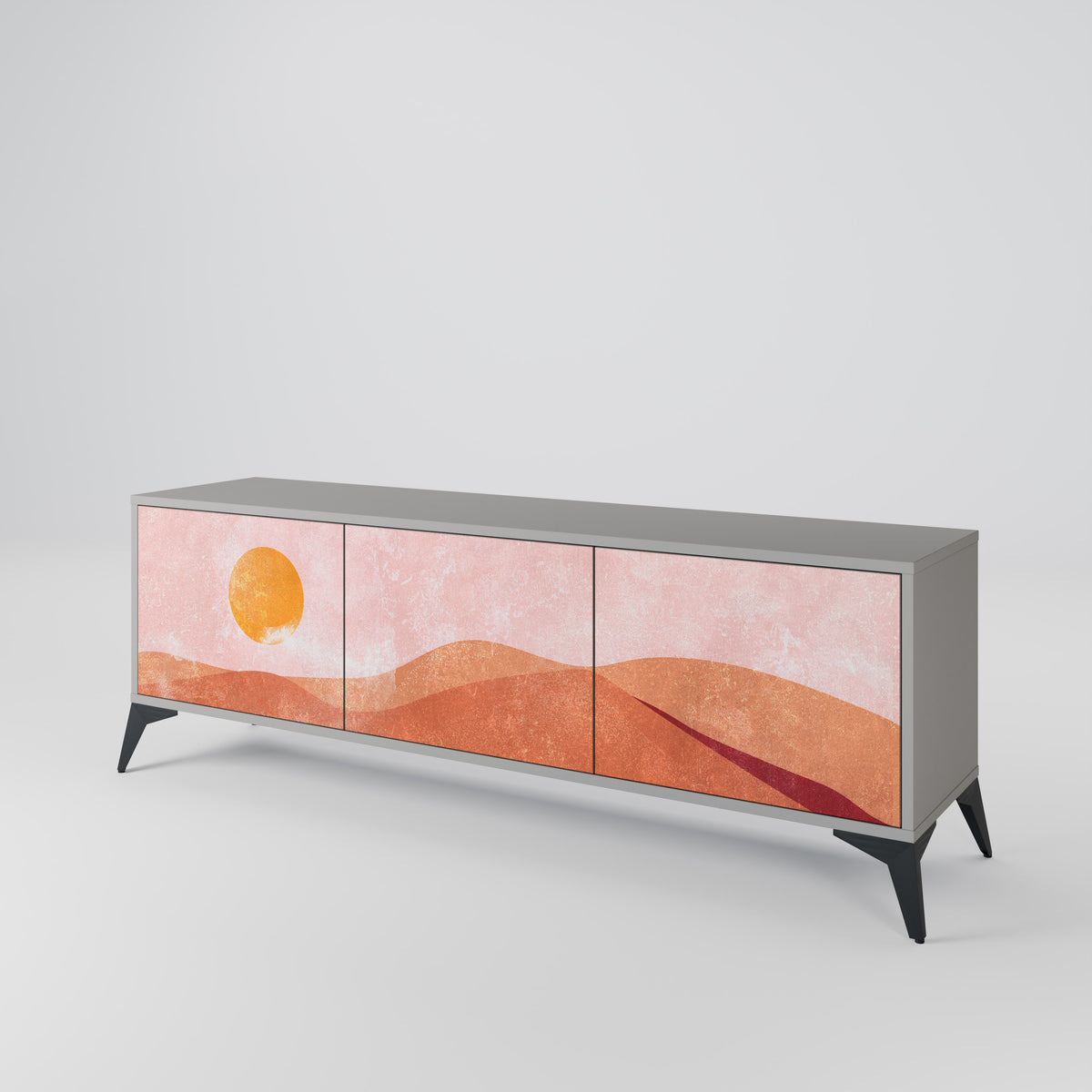LUMINOUS SUNLIGHT Mueble de TV de 3 Puertas
