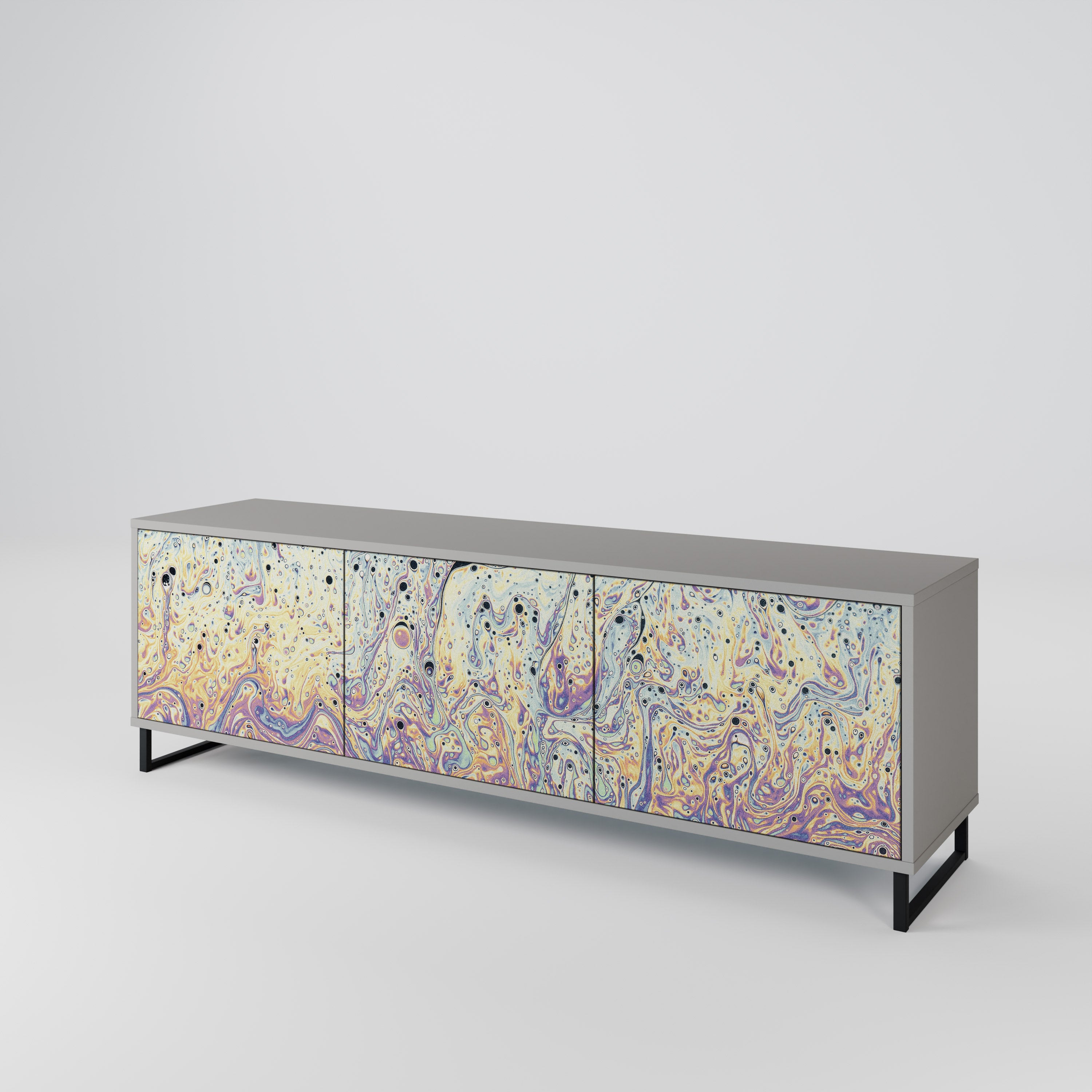 MOSAIC OF COLORS 3-Door TV Cabinet