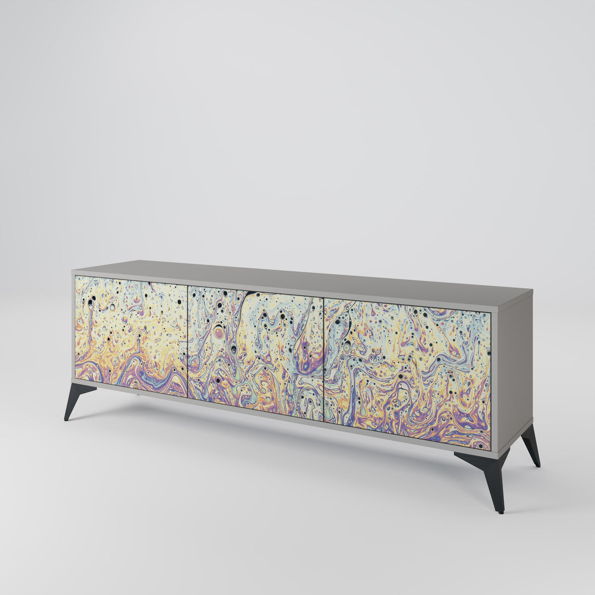 MOSAIC OF COLORS Mueble de TV de 3 Puertas