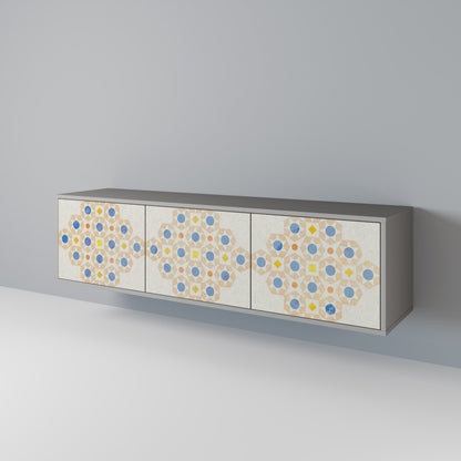 PATTERNED PRISM Mueble de TV de 3 Puertas
