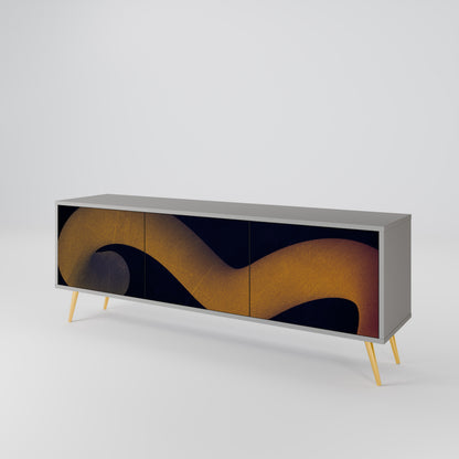 HOLLOW TIME Mueble de TV de 3 Puertas