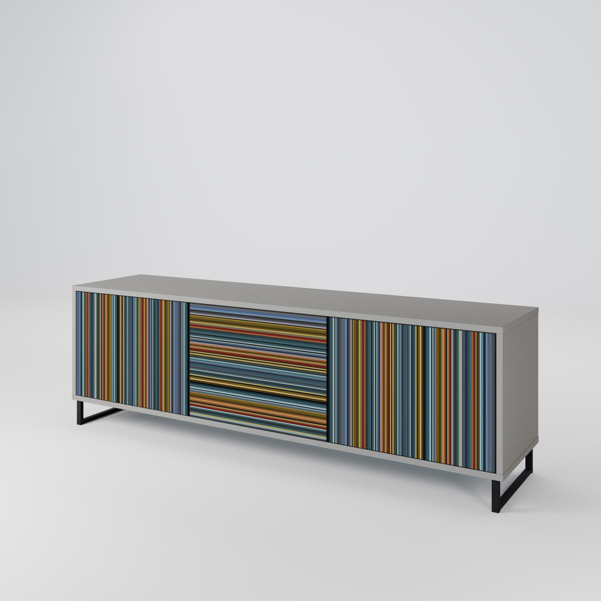 LINEOUT SPECTRUM Mueble de TV de 3 Puertas