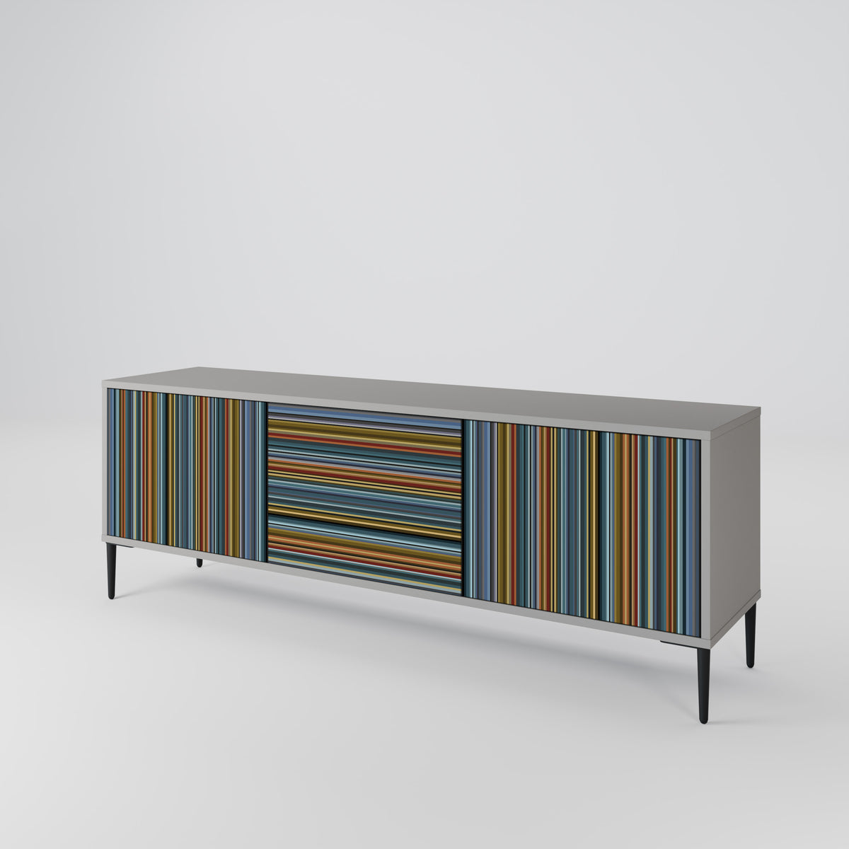 LINEOUT SPECTRUM Mueble de TV de 3 Puertas