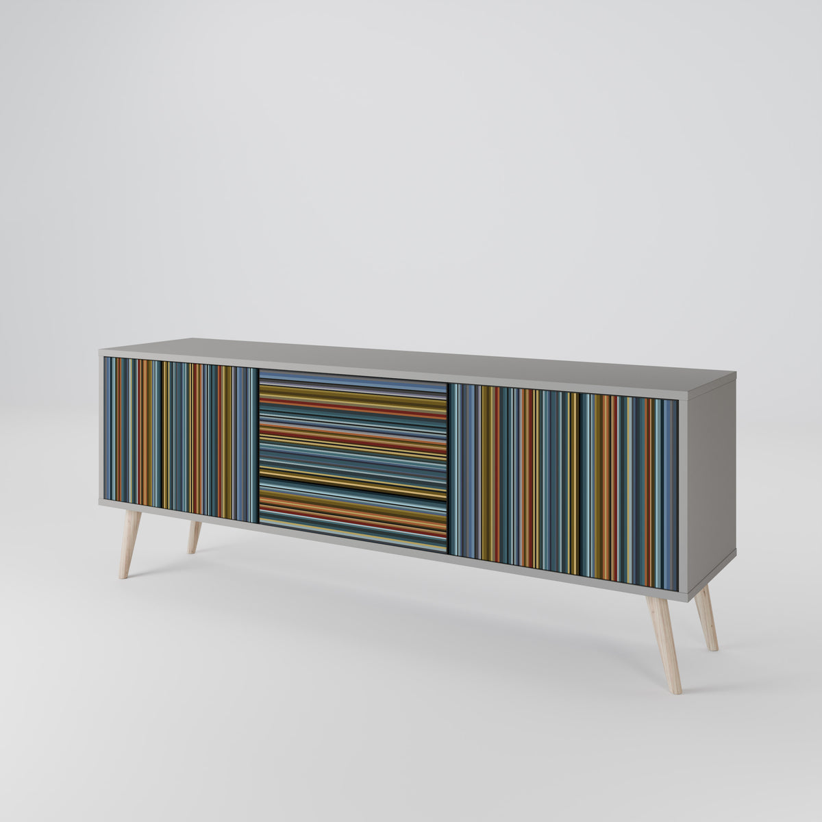 LINEOUT SPECTRUM Mueble de TV de 3 Puertas