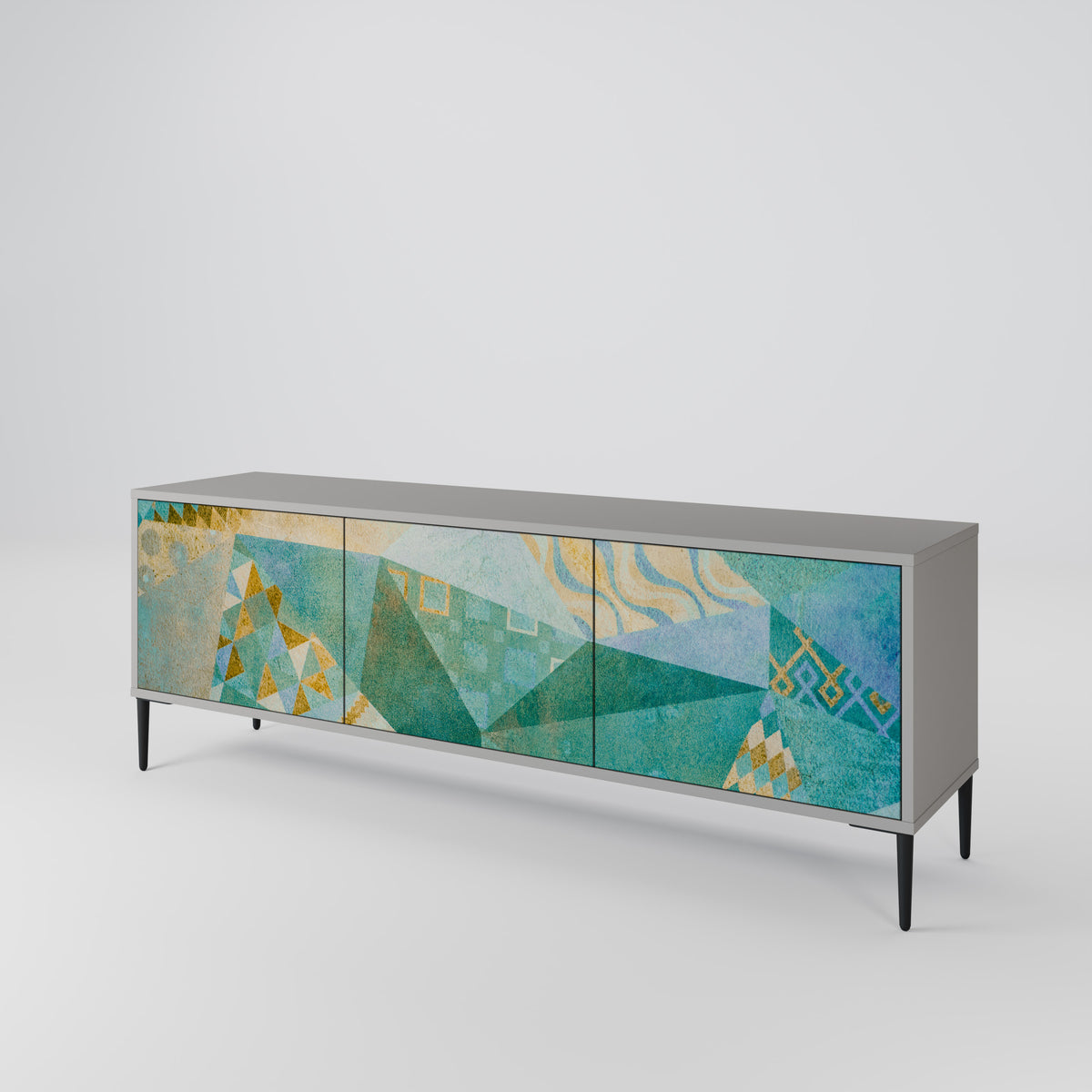 SPECTRUM SPLENDOR Mueble de TV de 3 Puertas