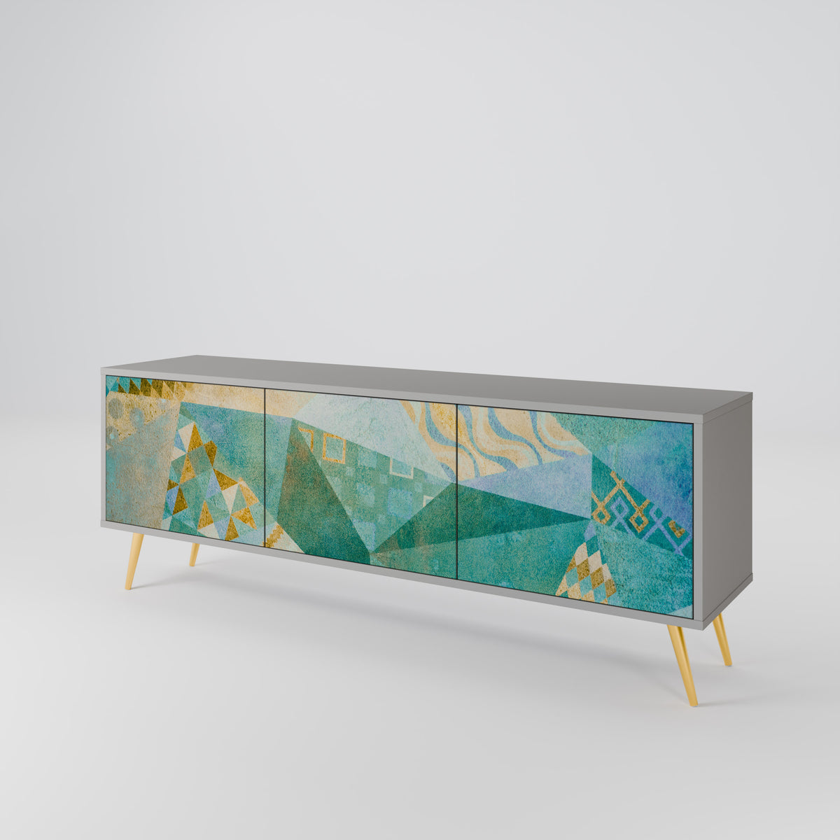 SPECTRUM SPLENDOR Mueble de TV de 3 Puertas
