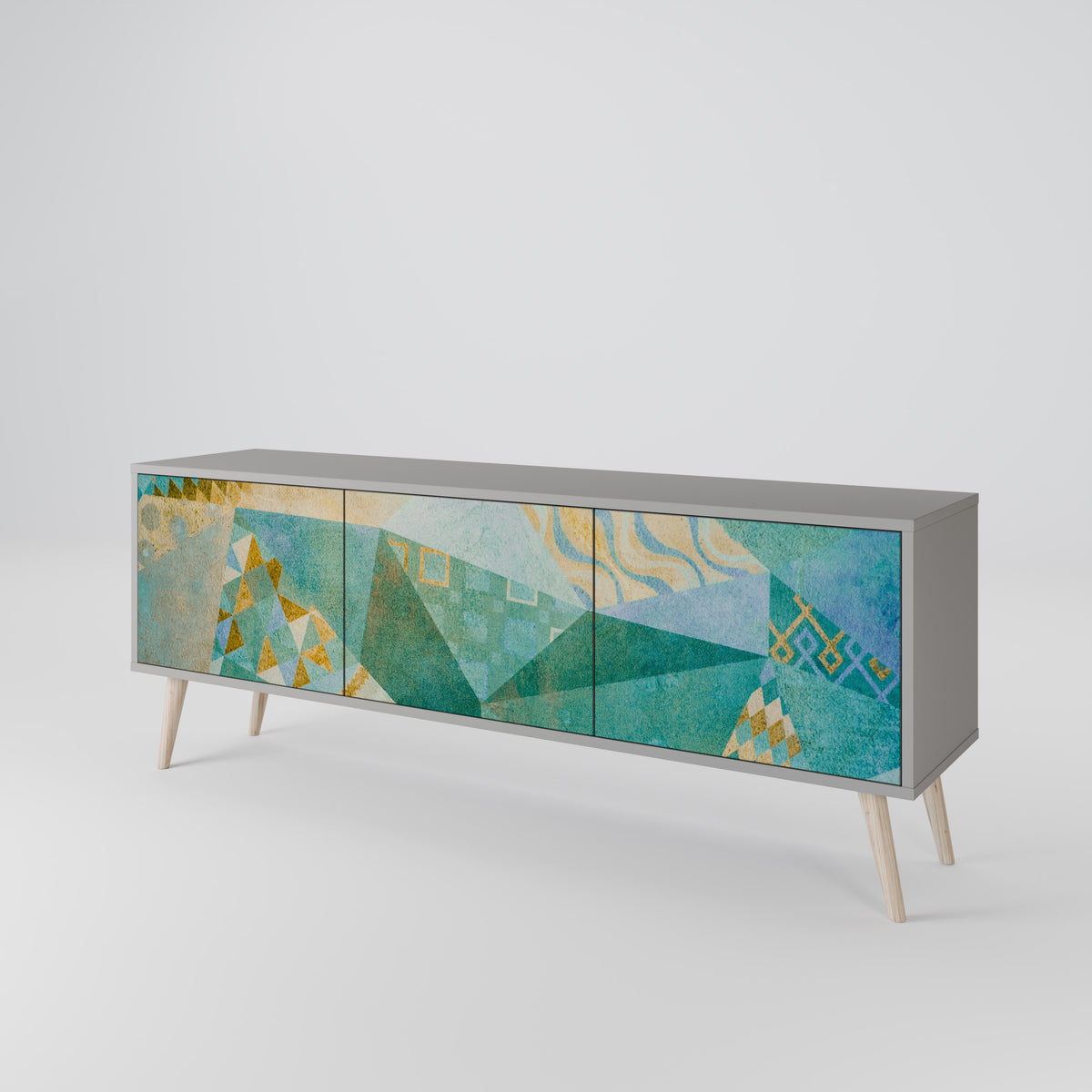SPECTRUM SPLENDOR Mueble de TV de 3 Puertas