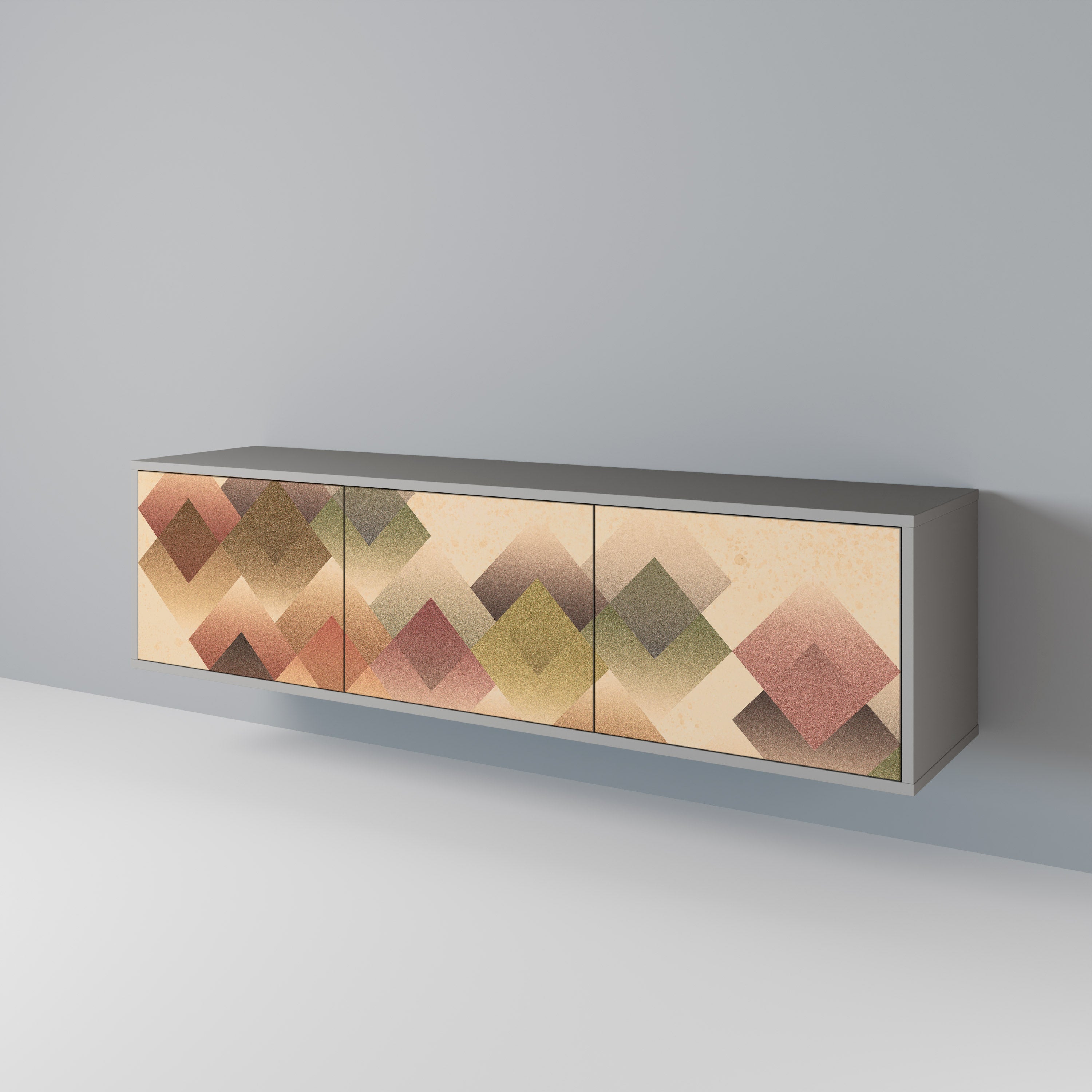 GEOMETRIC FUSION 3-Door TV Cabinet