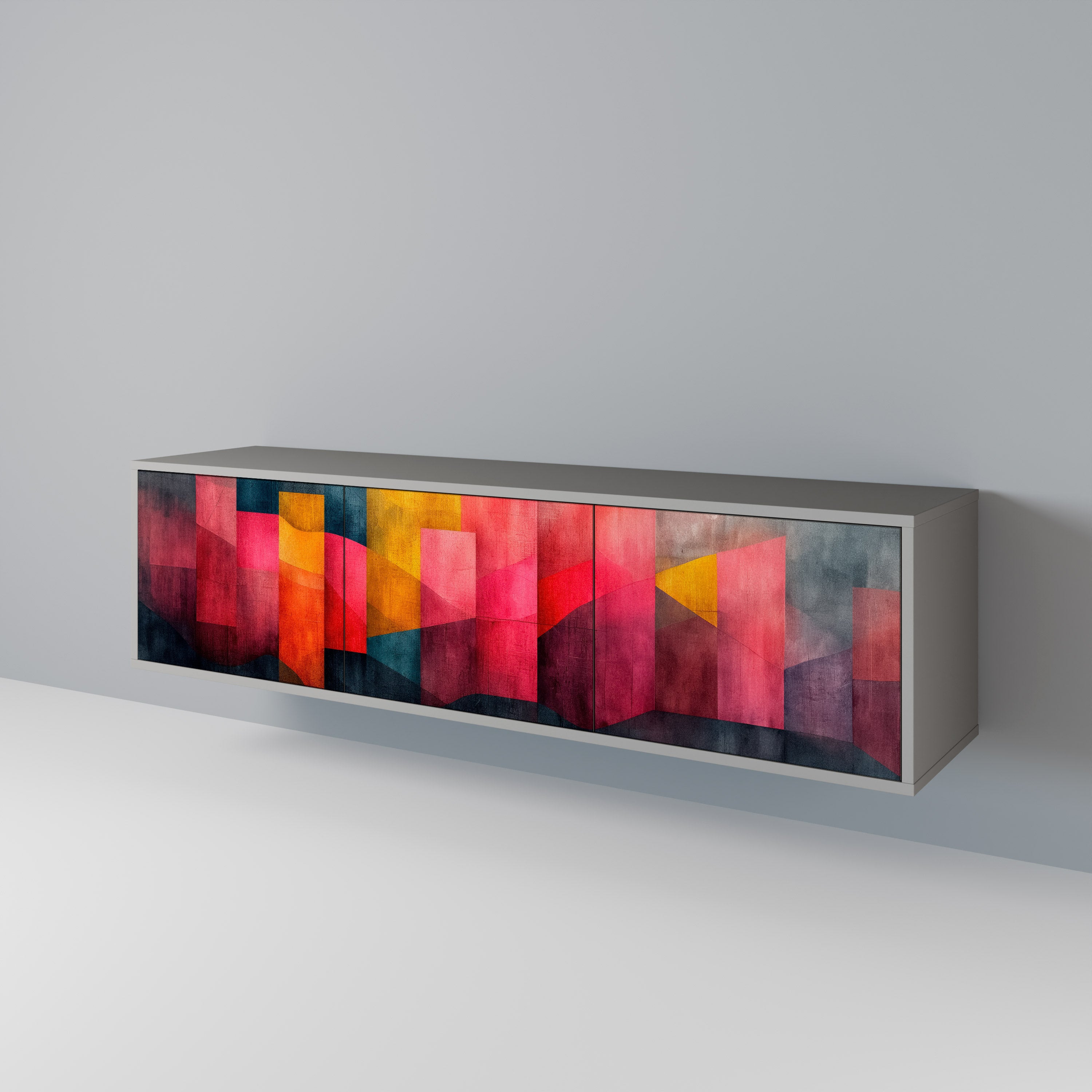 COLORFUL SOUNDS Mueble de TV de 3 Puertas