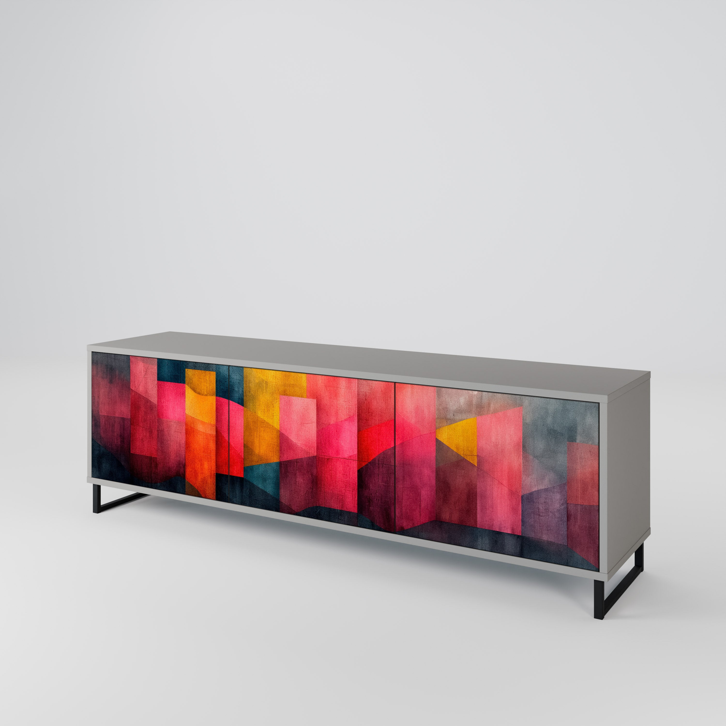 COLORFUL SOUNDS Mueble de TV de 3 Puertas
