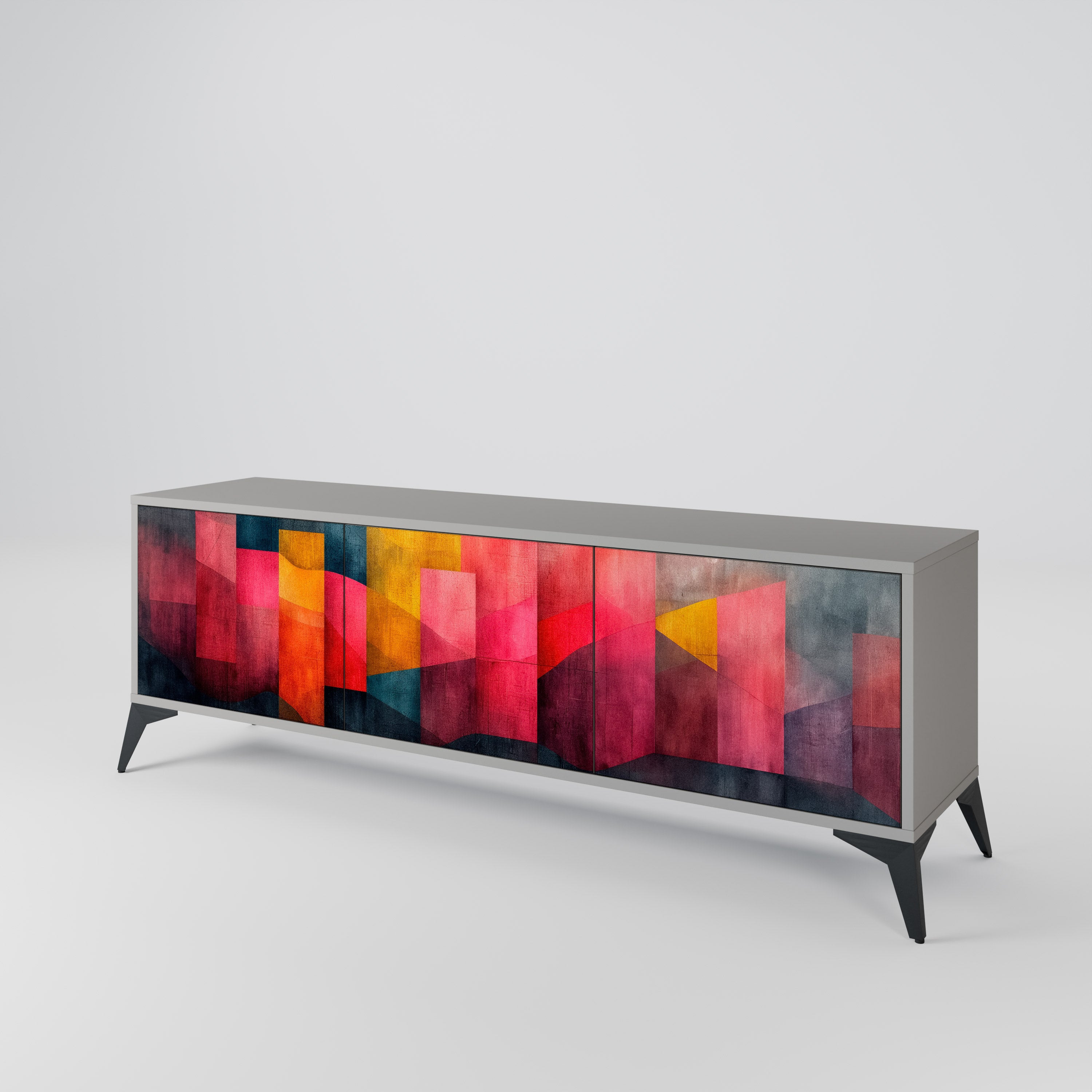 COLORFUL SOUNDS Mueble de TV de 3 Puertas