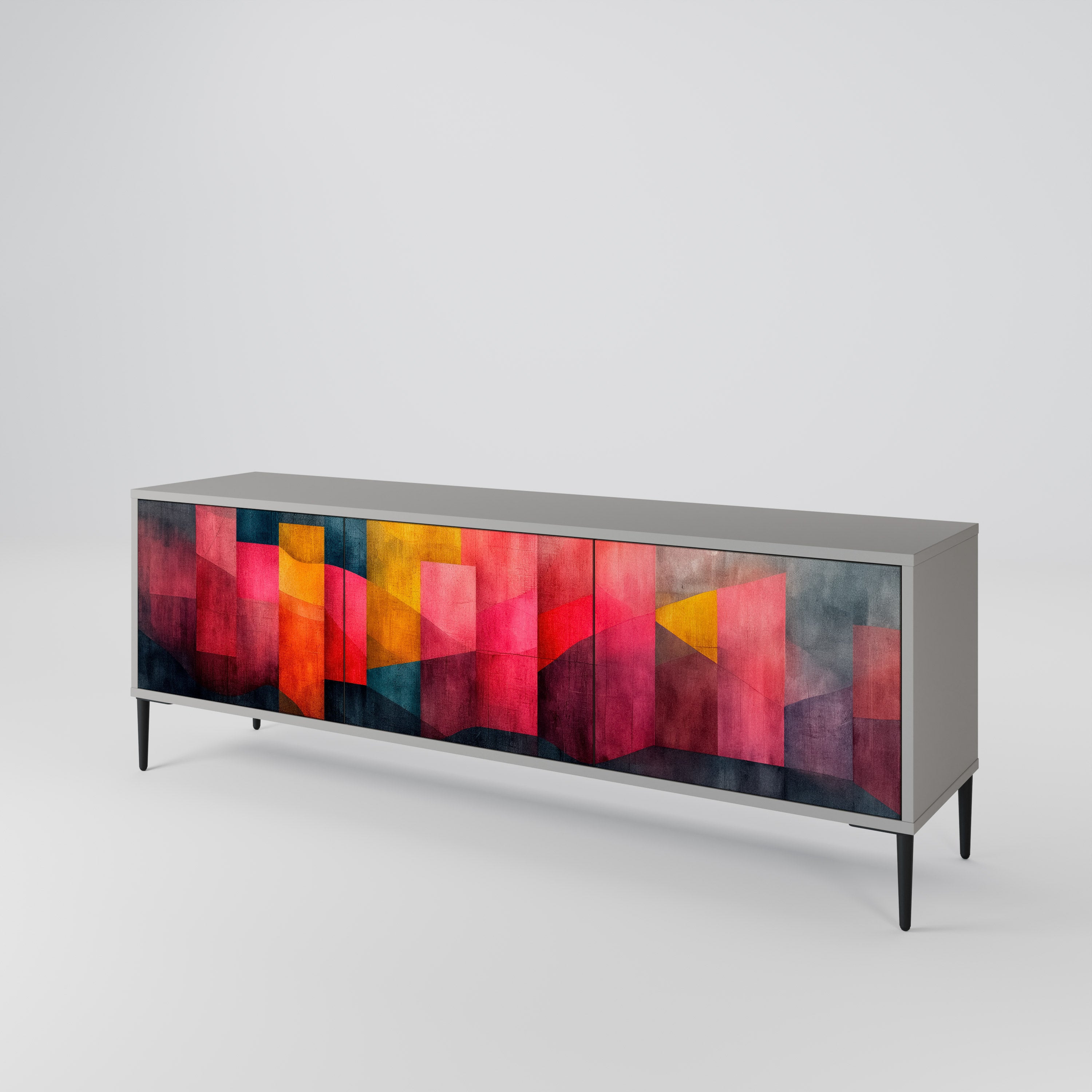 COLORFUL SOUNDS Mueble de TV de 3 Puertas