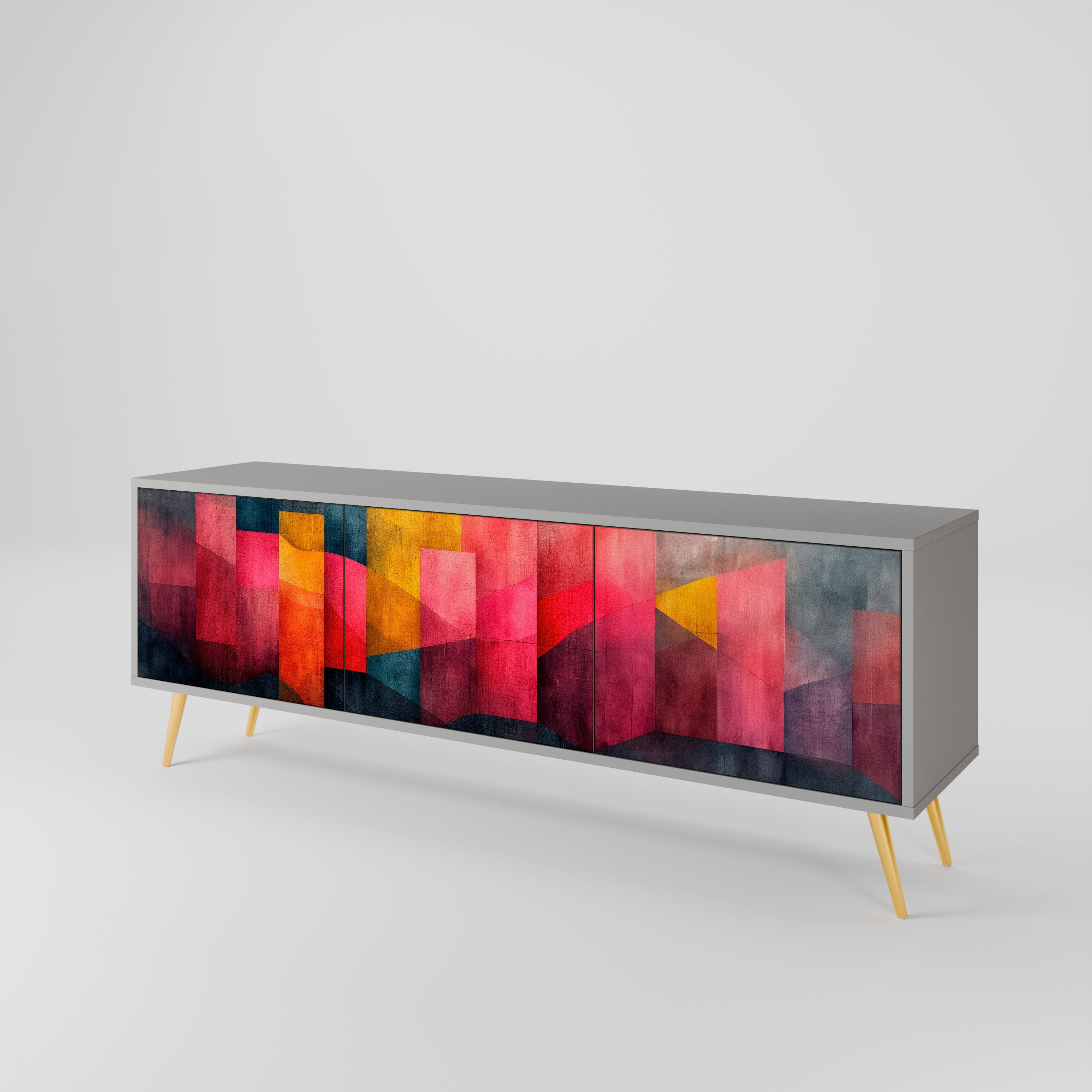 COLORFUL SOUNDS Mueble de TV de 3 Puertas