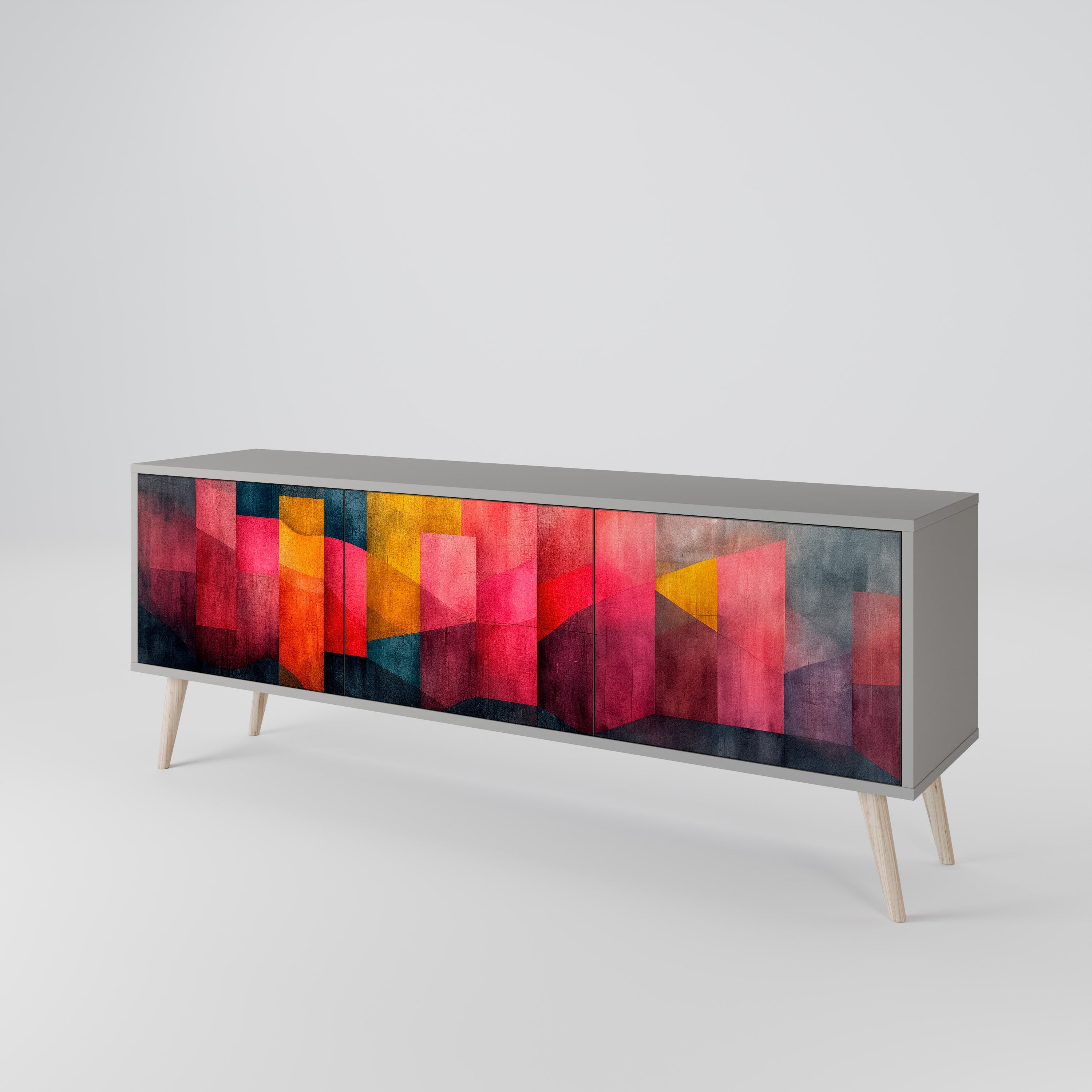 COLORFUL SOUNDS Mueble de TV de 3 Puertas