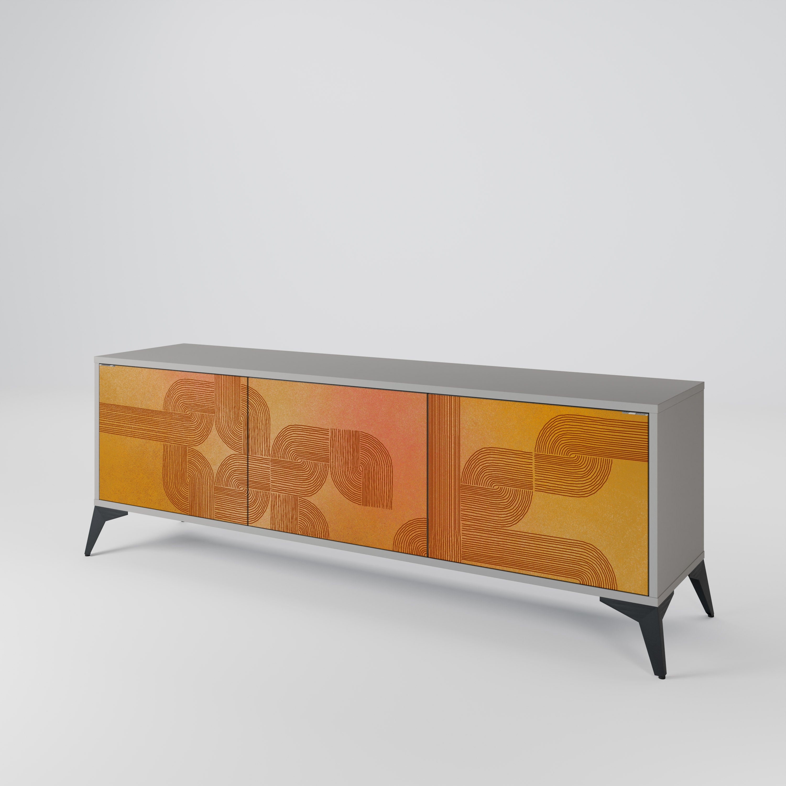 STRENGTHENING RELATION 3-Door TV Cabinet