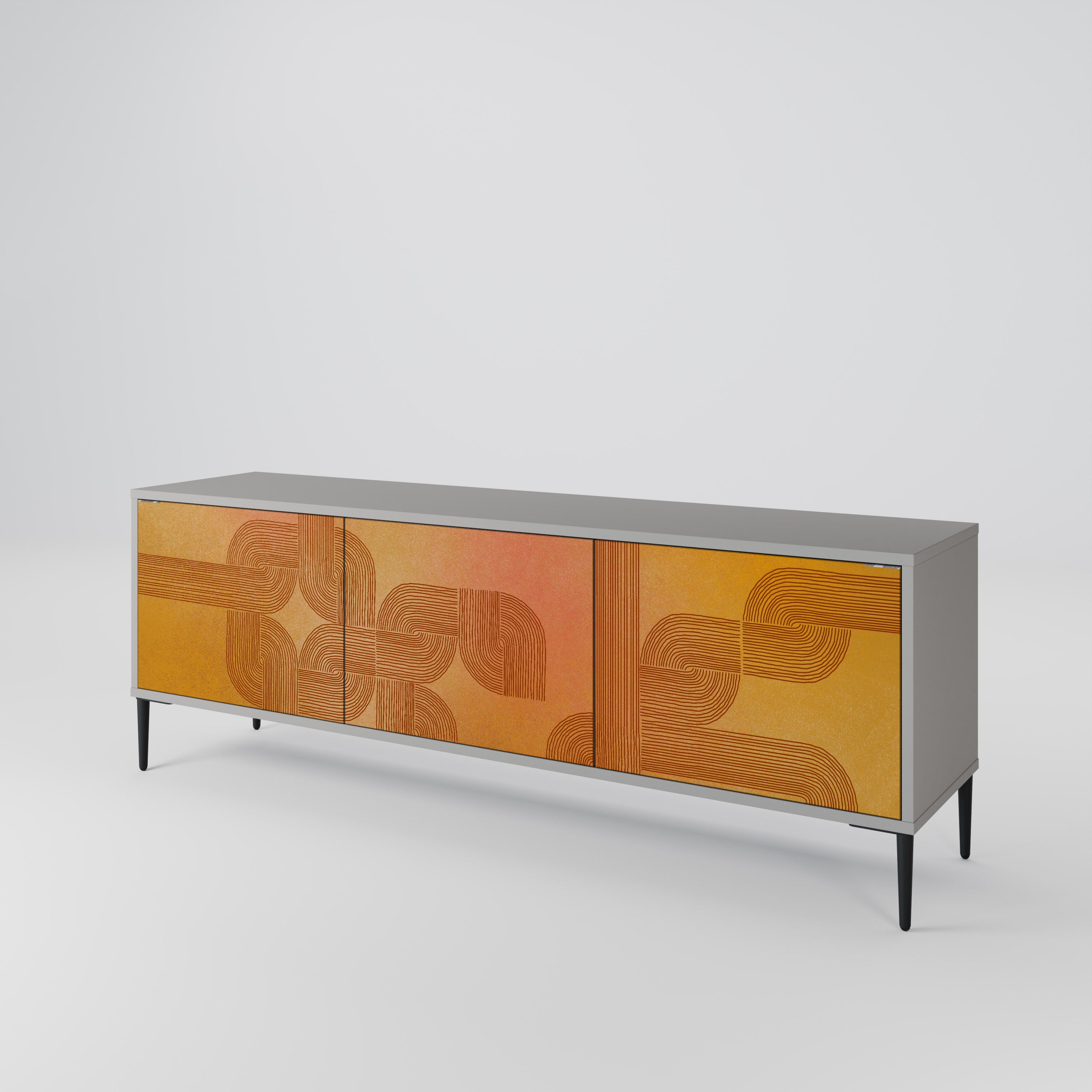 STRENGTHENING RELATION 3-Door TV Cabinet