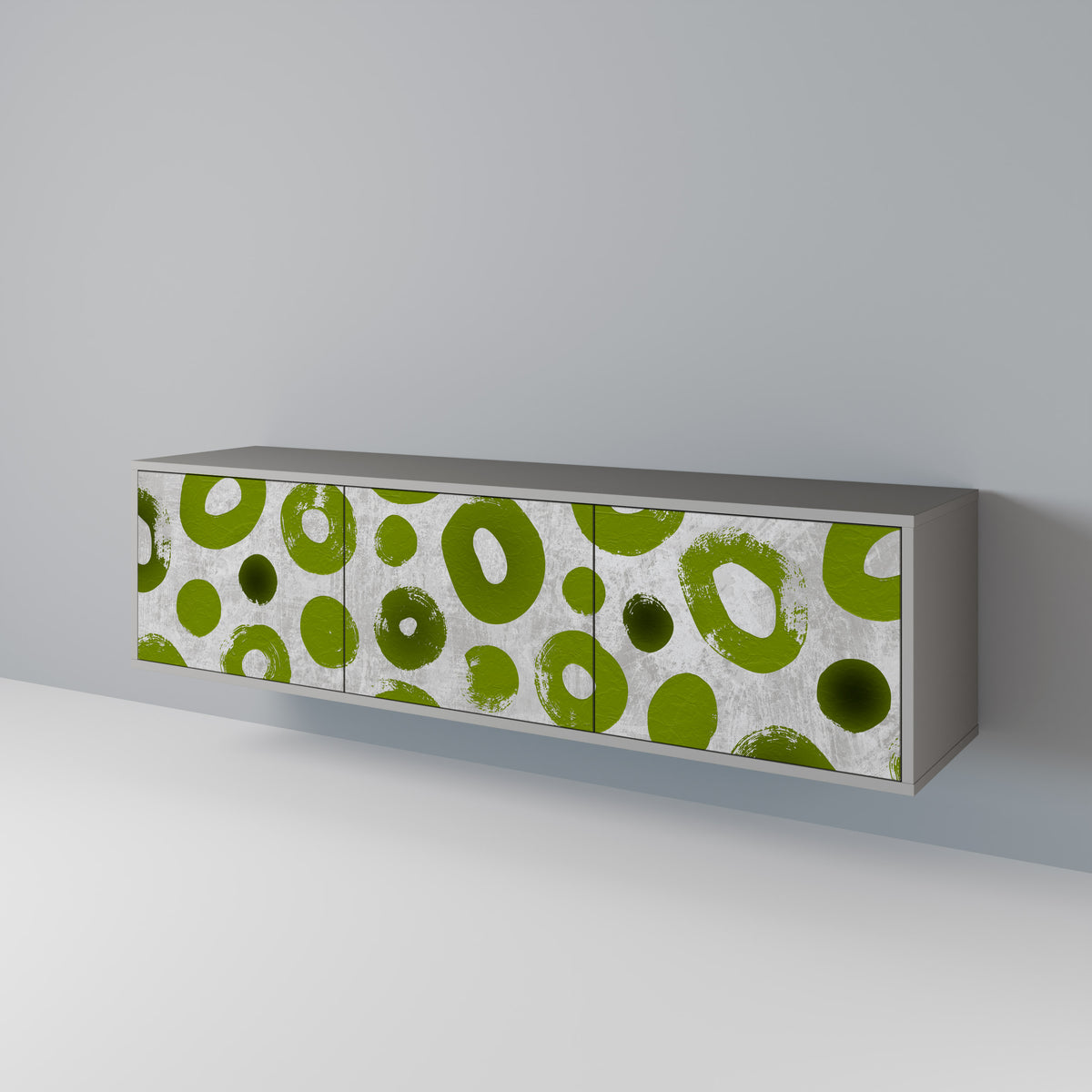 GREEN RHAPSODY Mueble de TV de 3 Puertas