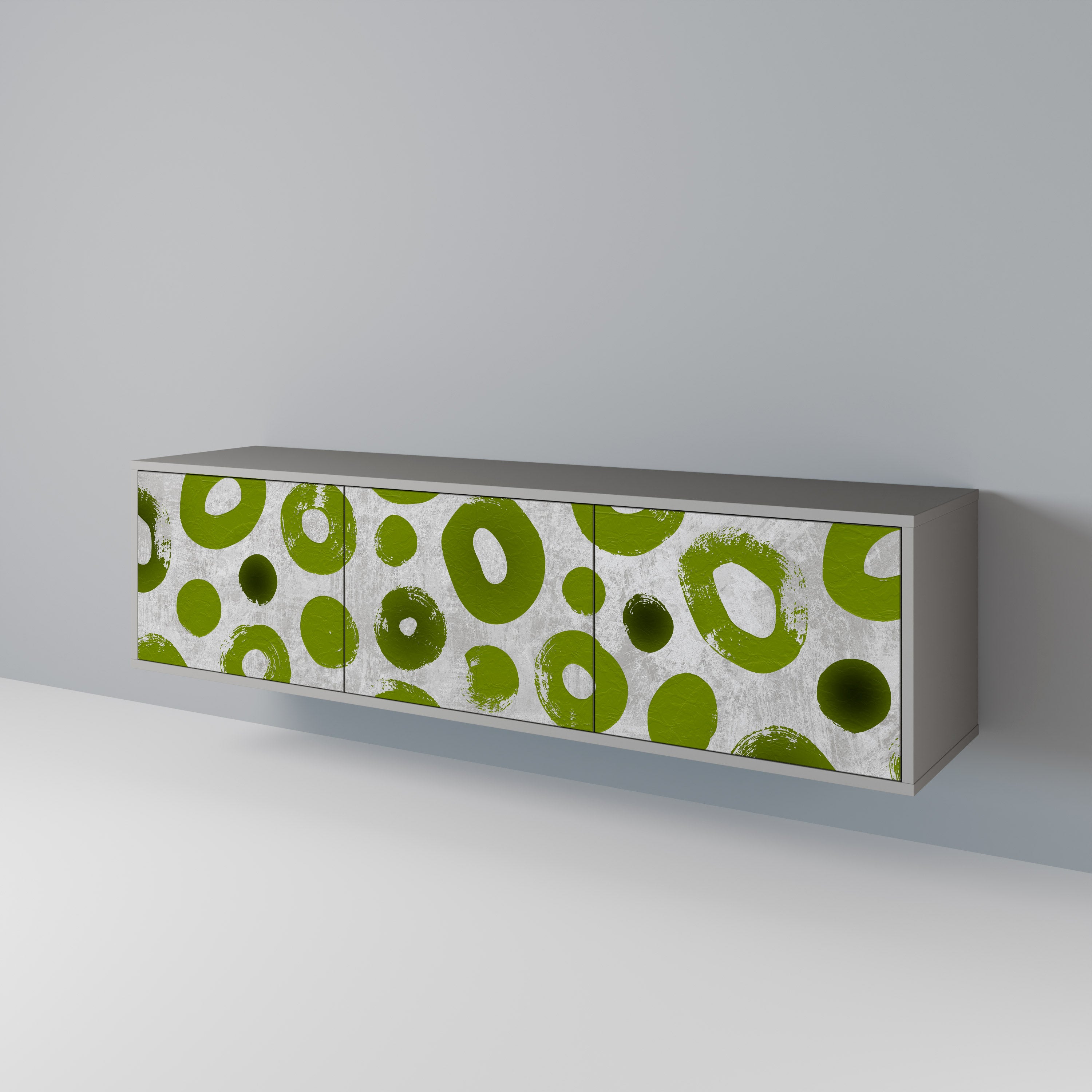GREEN RHAPSODY 3-Door TV Cabinet