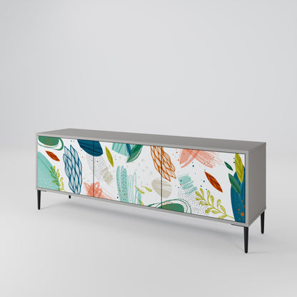 BOTANICAL HURRICANE Mueble de TV de 3 Puertas