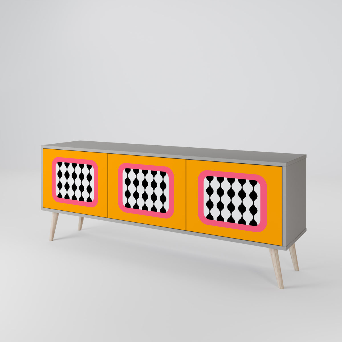 TEARS IN HEAVEN Mueble de TV de 3 Puertas