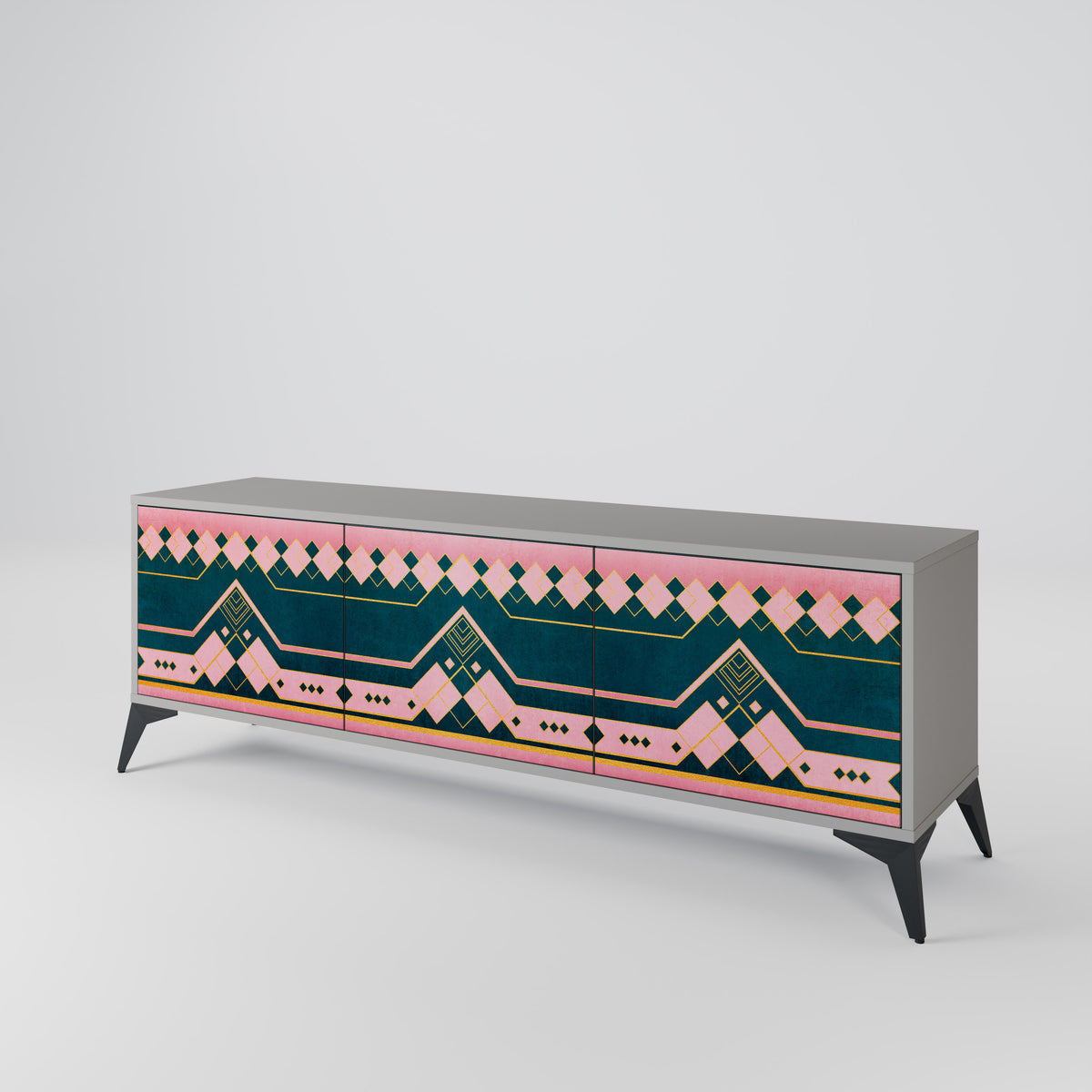 ROYAL COMPOSITION Mueble de TV de 3 Puertas