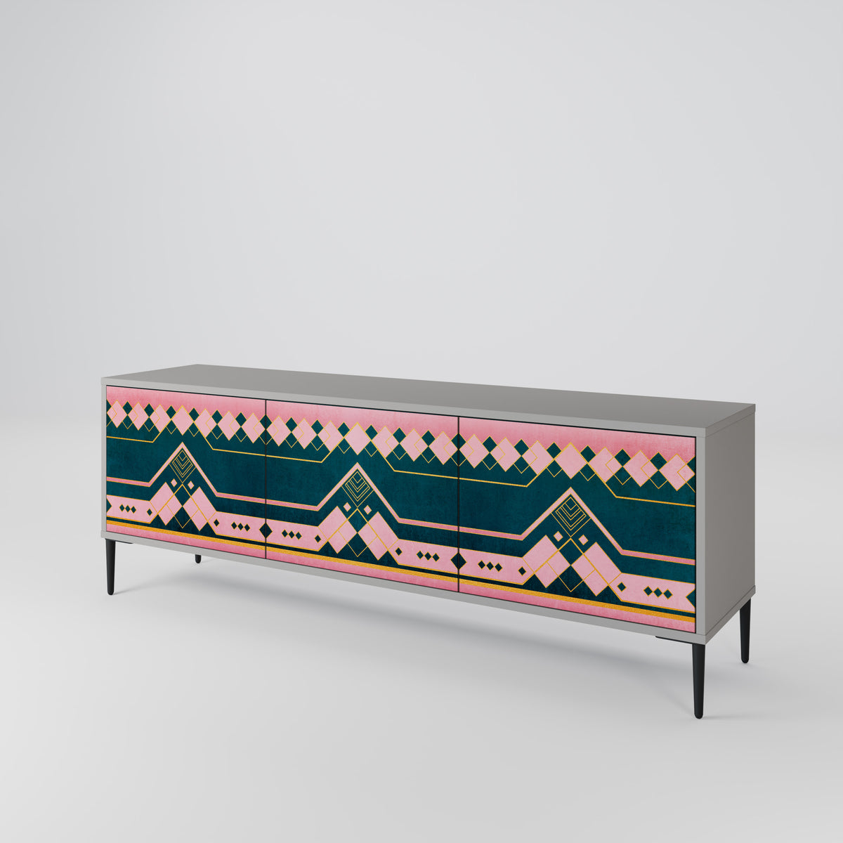ROYAL COMPOSITION Mueble de TV de 3 Puertas