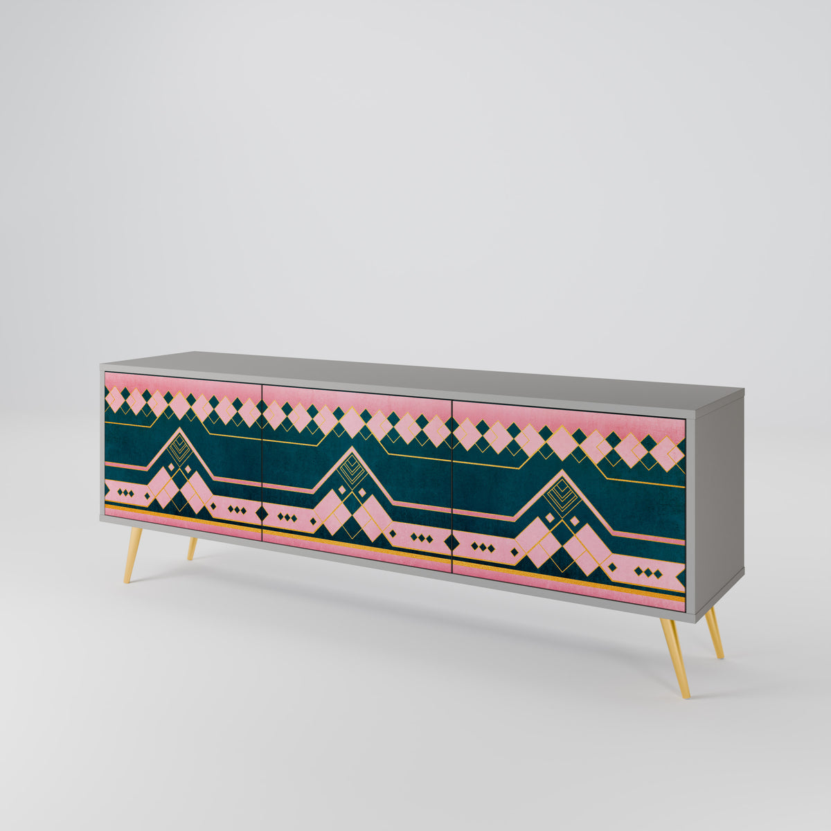 ROYAL COMPOSITION Mueble de TV de 3 Puertas