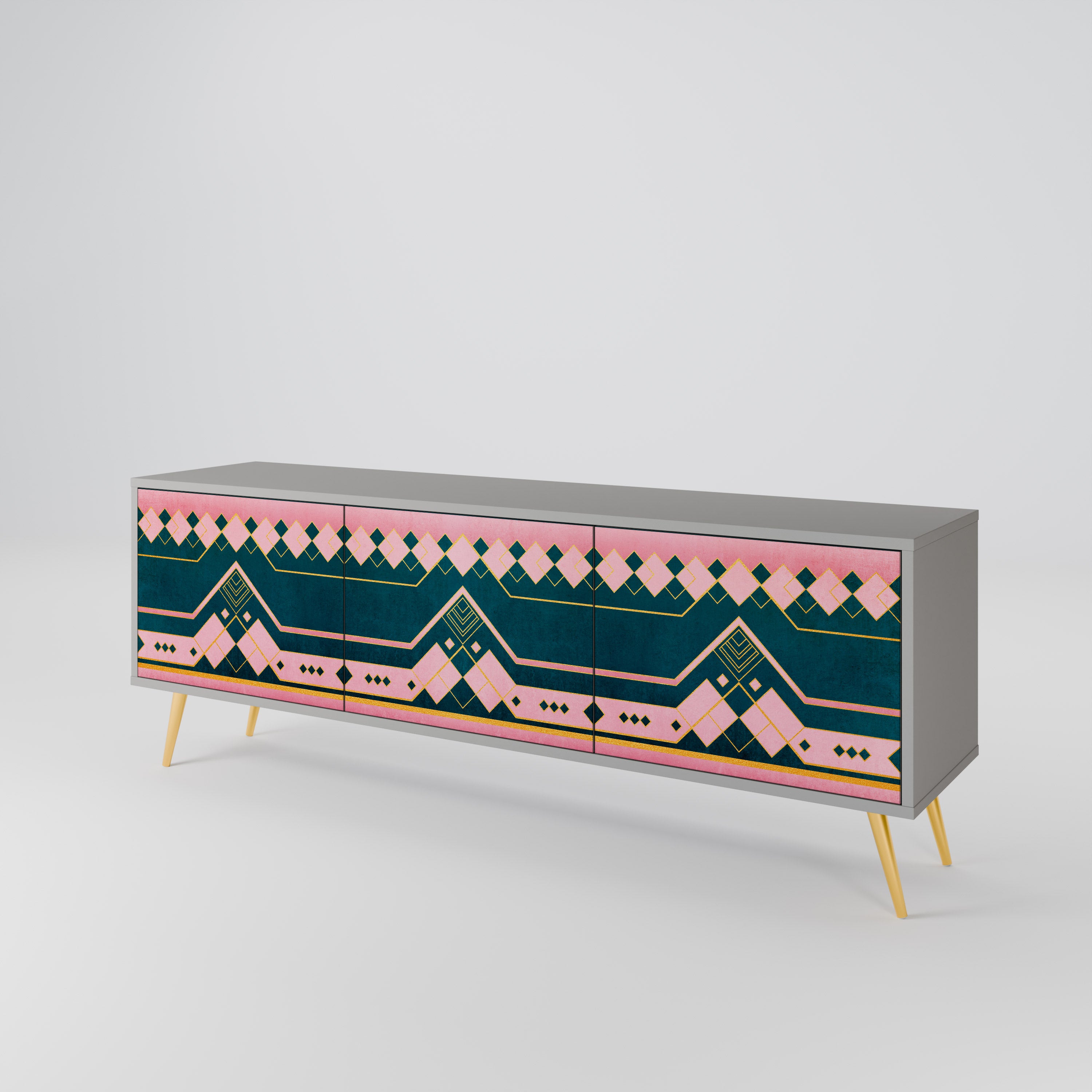 ROYAL COMPOSITION Mueble de TV de 3 Puertas
