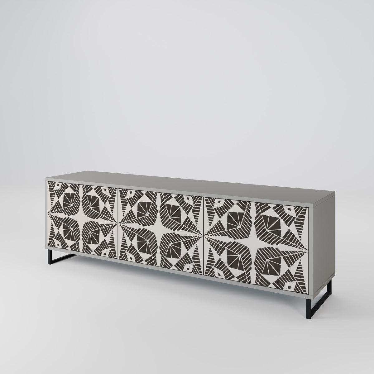 MONOCHROME NEXUS Mueble de TV de 3 Puertas