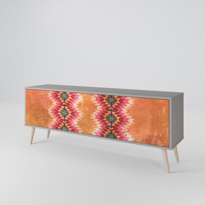 INDIAN FOLK Mueble de TV de 3 Puertas