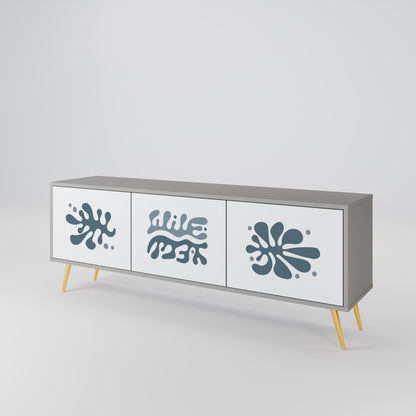 WONDERLAND VEGETATION Mueble de TV de 3 Puertas