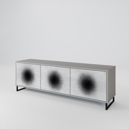 BLACK HOLE Mueble de TV de 3 Puertas