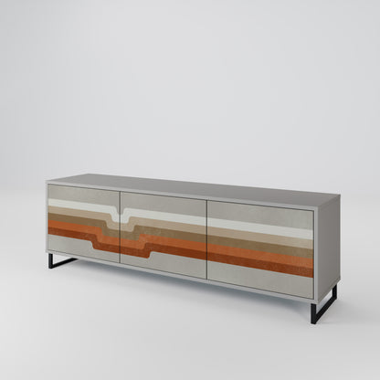 PECULIAR TRAIL Mueble de TV de 3 Puertas