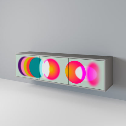 SYMPHONY OF COLORS Mueble de TV de 3 Puertas