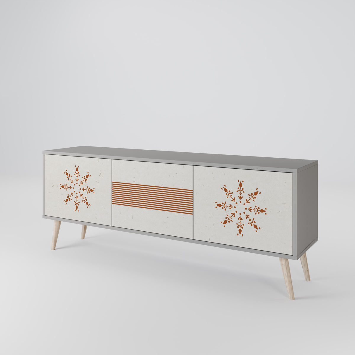 DAILY HARMONY Mueble de TV de 3 Puertas