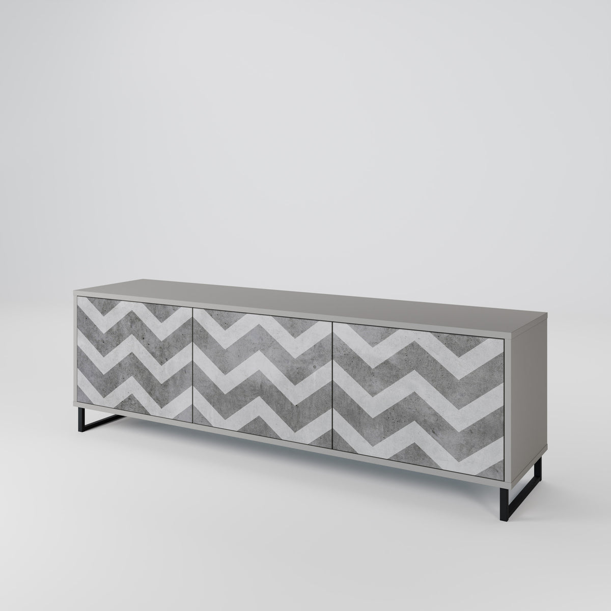 TOUGH ZIG ZAG Mueble de TV de 3 Puertas