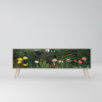 VIRGIN FOREST WITH SUNSET Mueble de TV de 3 Puertas en Acabado Gris