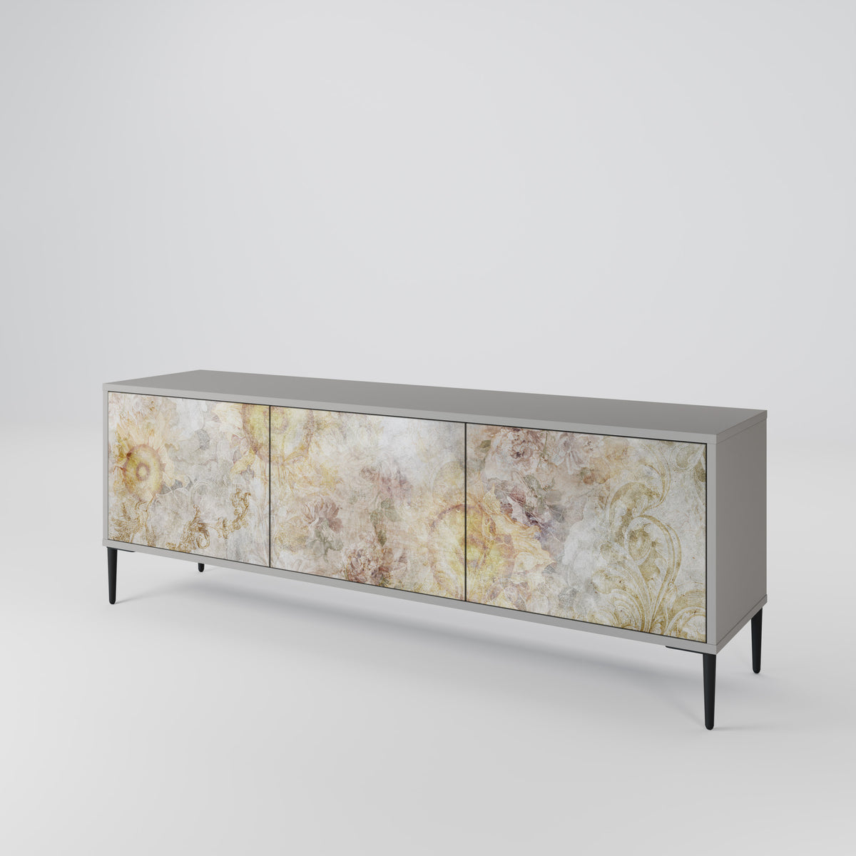 SUNFLOWER BLUR Mueble de TV de 3 Puertas