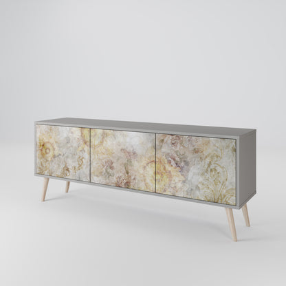 SUNFLOWER BLUR Mueble de TV de 3 Puertas
