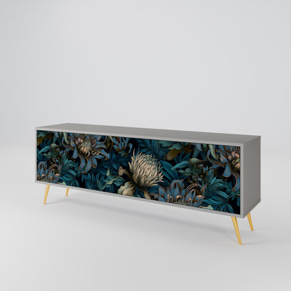 TWILIGHT BLOOM Mueble de TV de 3 Puertas