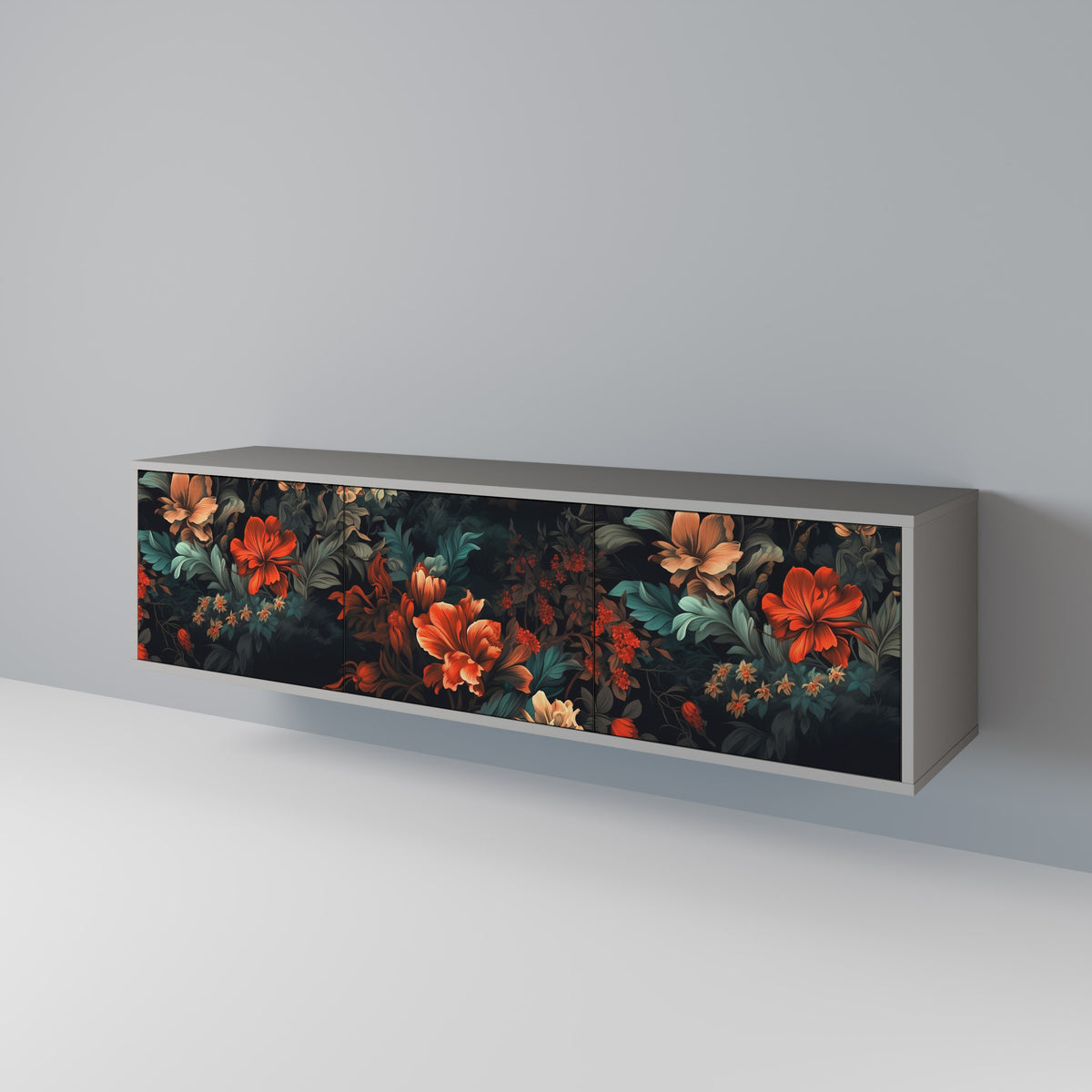 IMAGINARY BLOSSOM Mueble de TV de 3 Puertas