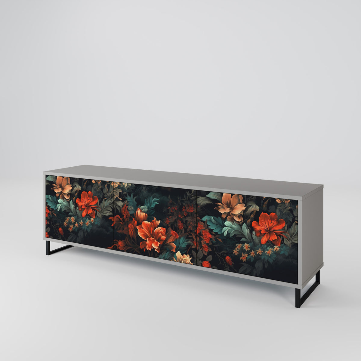 IMAGINARY BLOSSOM Mueble de TV de 3 Puertas