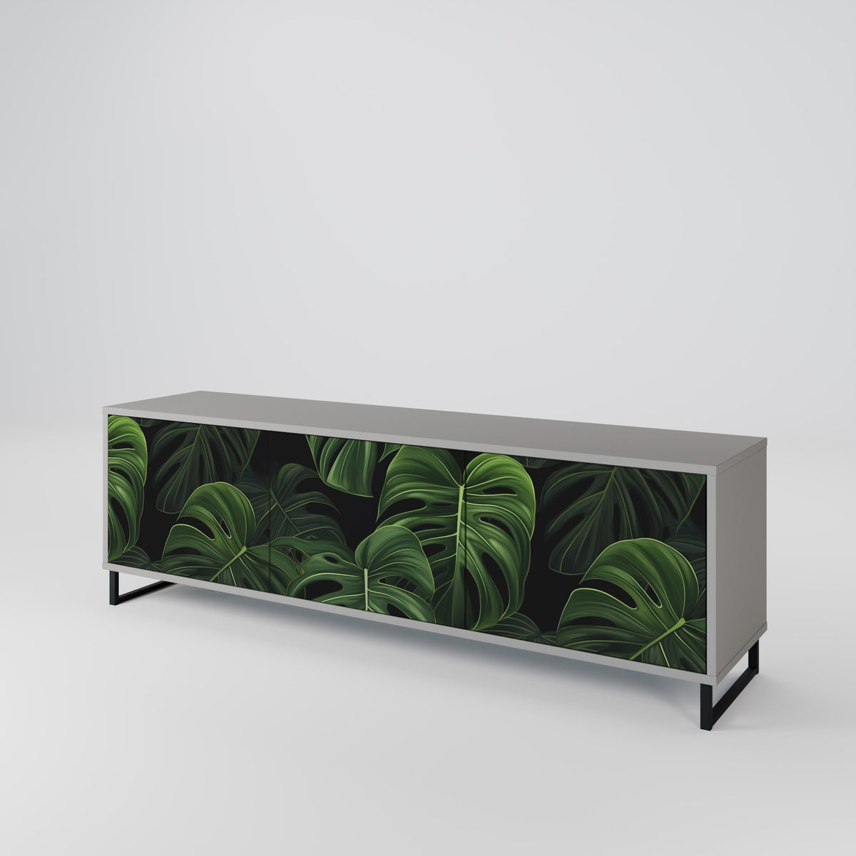 INFINITE MONSTERA Mueble de TV de 3 Puertas