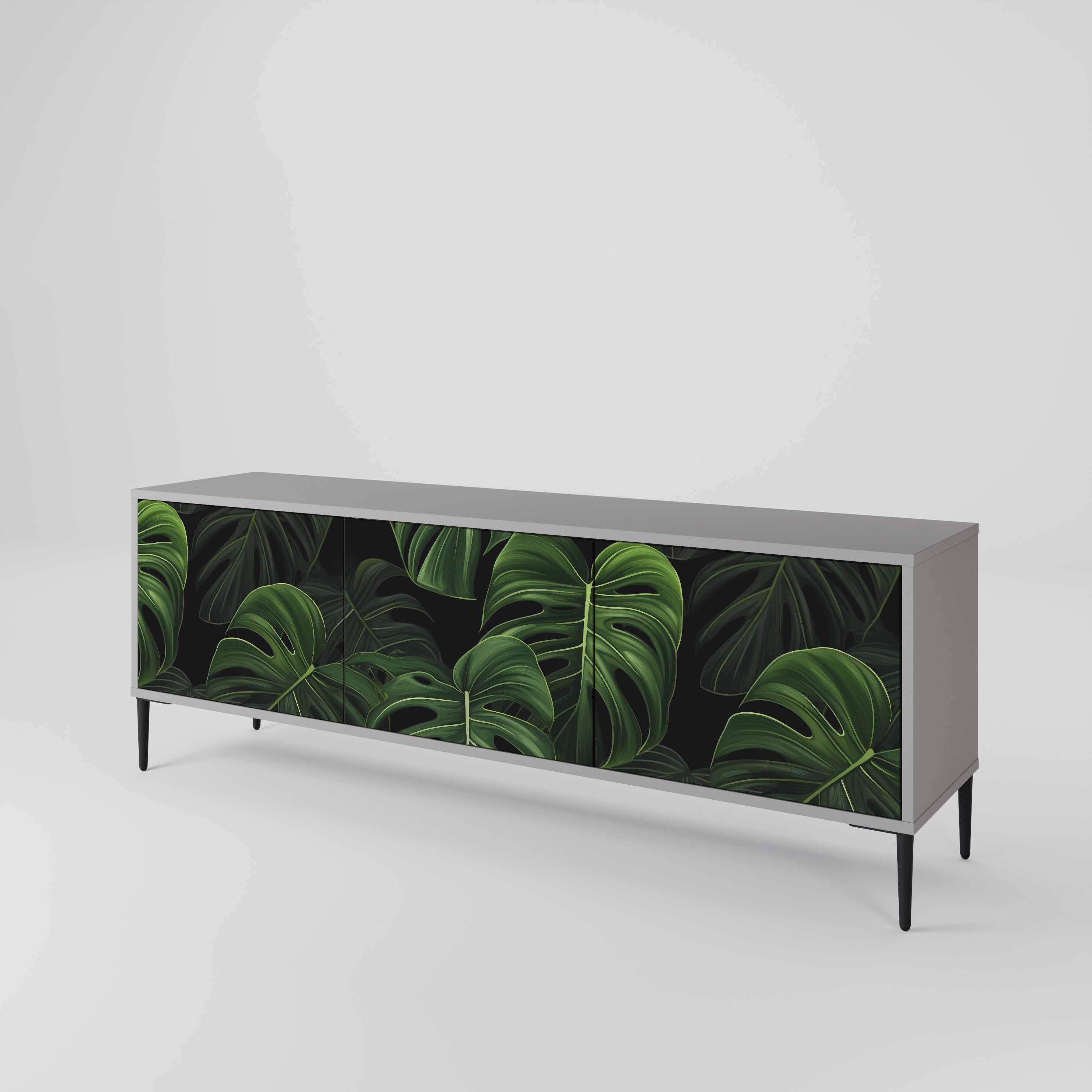 INFINITE MONSTERA Mueble de TV de 3 Puertas